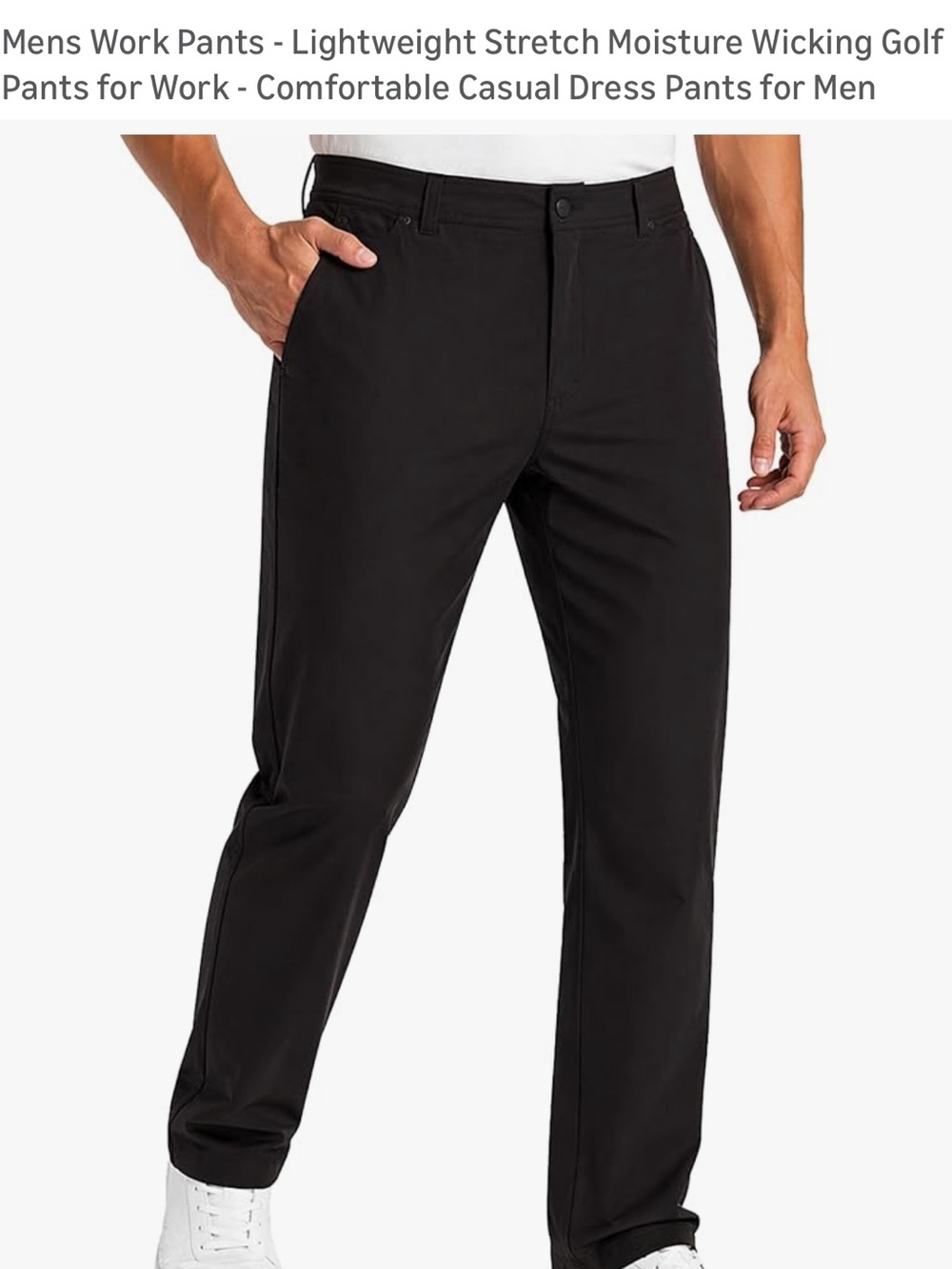 Spyder Men's Slim Straight Pants in Black